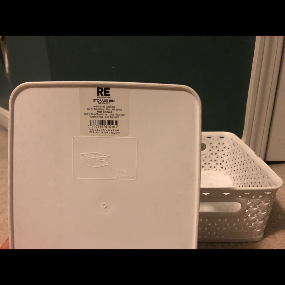 Storage Container (White) - Picture 3 of 3